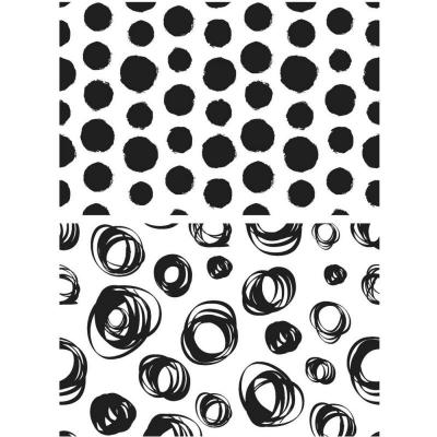 Stampers Anonymous Tim Holtz Cling Stamps - Dots & Circles